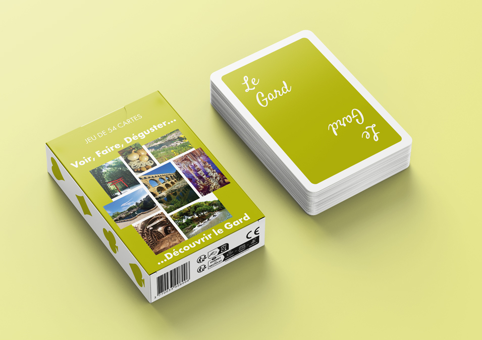 Packaging Jeu de cartes Gard